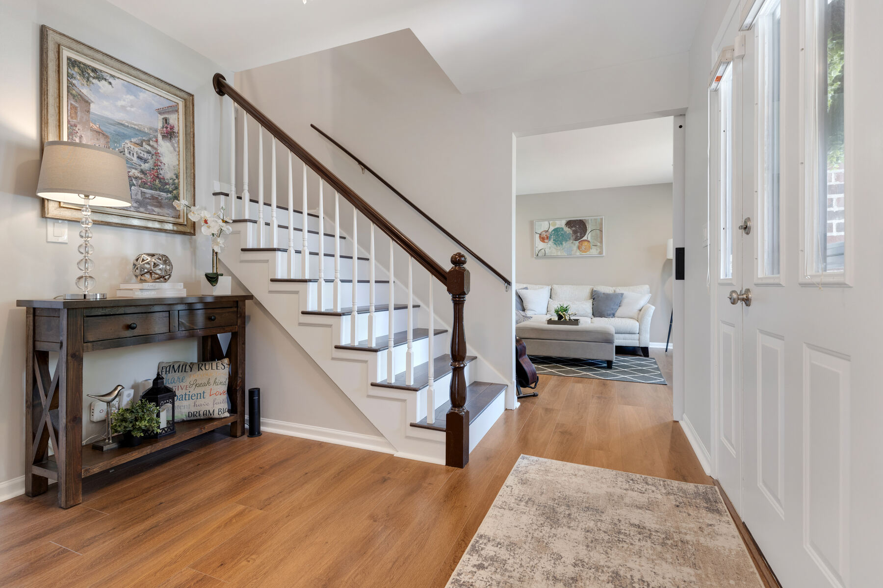 Foyer and staircase