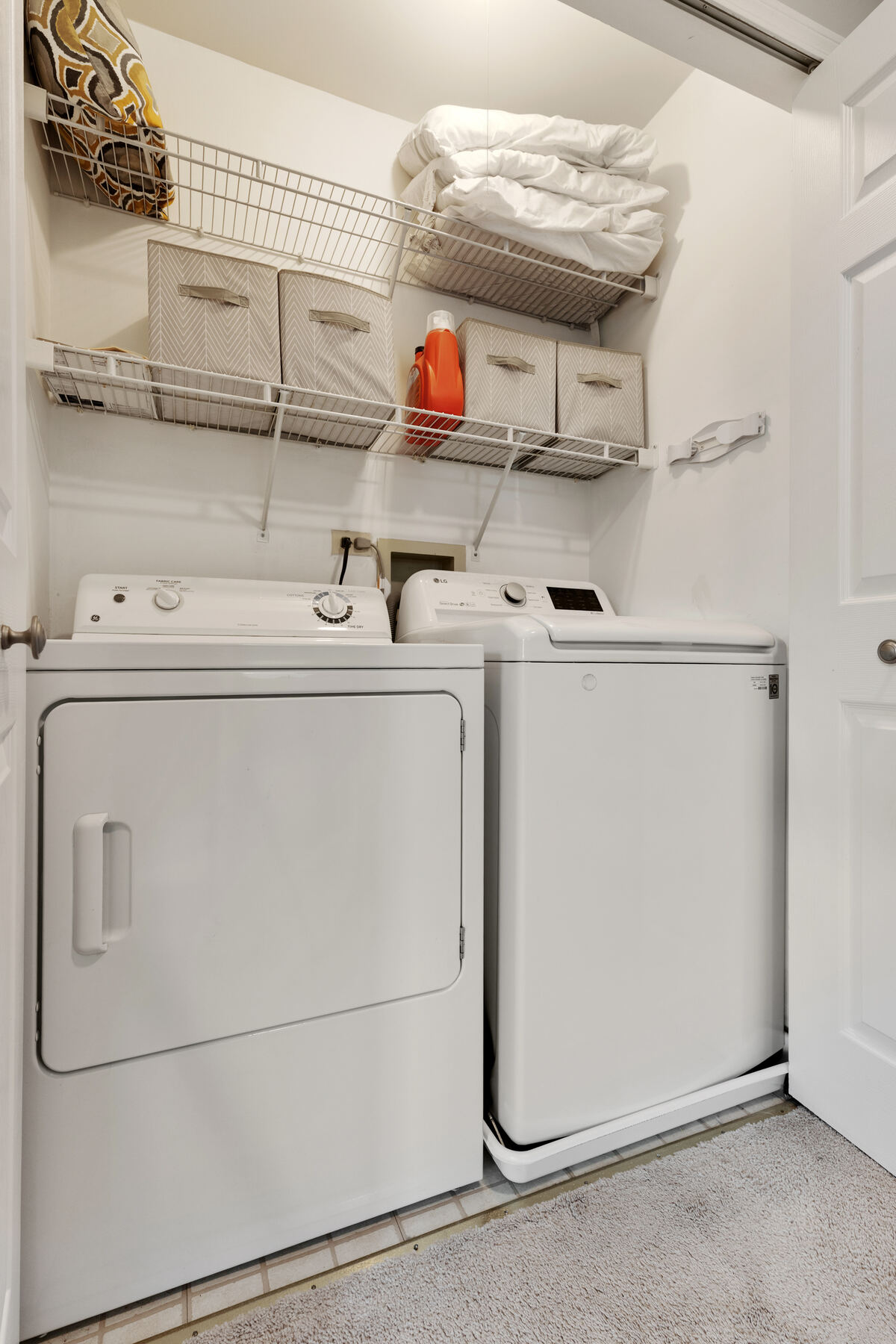 Second-floor laundry